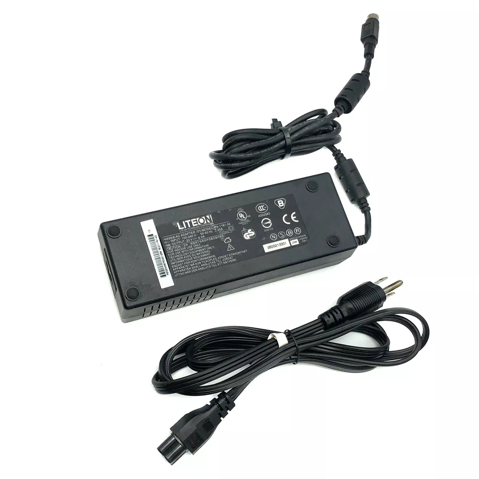 *Brand NEW*Genuine LiteOn 4-PIN 20V 8A 160W AC/DC Adapter PA-1161-02 Power Supply